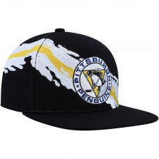Бейсболка Pittsburgh Penguins Mitchell & Ness Vintage Paintbrush - Black