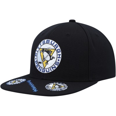 Бейсболка Pittsburgh Penguins Mitchell & Ness Vintage Hat Trick - Black