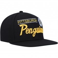 Бейсболка Pittsburgh Penguins Mitchell & Ness Retro Lock Up - Black