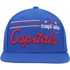 Washington Capitals Mitchell & Ness Retro Lock Up Snapback Hat - Blue