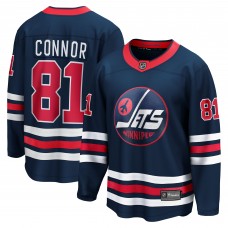 Джерси Winnipeg Jets Kyle Connor Fanatics Navy Alternate Breakaway Джерси Winnipeg Jets Kyle Connor Fanatics Navy Alternate Breakaway