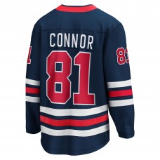 Джерси Winnipeg Jets Kyle Connor Fanatics Navy Alternate Breakaway Джерси Winnipeg Jets Kyle Connor Fanatics Navy Alternate Breakaway