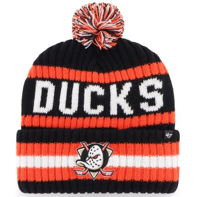 Шапка с помпоном Anaheim Ducks 47 Black Bering
