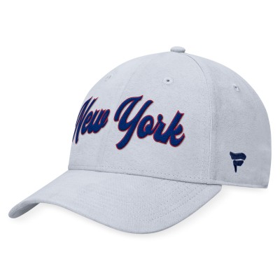 Бейсболка New York Rangers Fanatics Heritage Vintage Suede - Gray