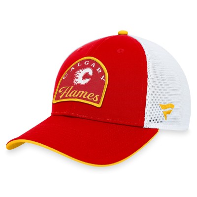 Бейсболка Calgary Flames Fanatics Fundamental - Red/White