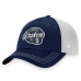 Женская Бейсболка Seattle Kraken Fanatics Deep Sea Blue/White Fundamental Trucker