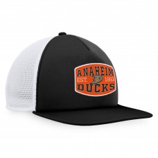 Бейсболка Anaheim Ducks Fanatics Foam Front Patch Trucker - Black/White