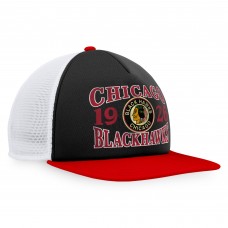 Бейсболка Chicago Blackhawks Heritage Vintage Foam Front - Black/Red