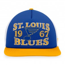 Бейсболка St. Louis Blues Fanatics Heritage Vintage Foam Front - Blue/Gold
