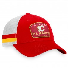 Бейсболка Calgary Flames Fundamental Striped - Red/White