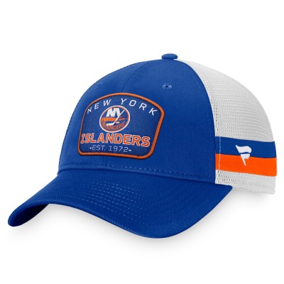 Бейсболка New York Islanders Fanatics Fundamental Striped - Royal/White