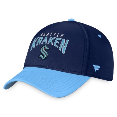 Бейсболка Seattle Kraken Fundamental 2-Tone Flex - Deep Sea Blue/Light Blue
