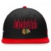 Бейсболка Chicago Blackhawks Fundamental Colorblocked - Black/Red