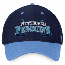 Бейсболка Pittsburgh Penguins Heritage Vintage - Navy/Light Blue