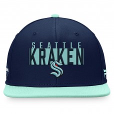 Бейсболка Seattle Kraken Fundamental Colorblocked Snapback - Deep Sea Blue/Light Blue