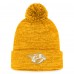 Шапка с помпоном Nashville Predators Fundamental Cuffed Knit - Gold