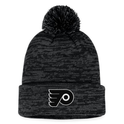 Шапка с помпоном Philadelphia Flyers Fundamental Cuffed Knit - Black
