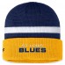 Шапка St. Louis Blues Fanatics Fundamental Cuffed Knit - Navy/Gold
