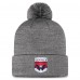 Шапка с помпоном Washington Capitals Authentic Pro Home Ice Cuffed - Gray