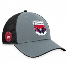Бейсболка Washington Capitals Authentic Pro Home Ice Trucker - Gray/Black