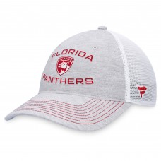 Florida Panthers Trucker Adjustable Hat - Heather Gray