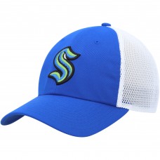 Бейсболка Seattle Kraken adidas Blue Color Pop Trucker