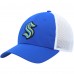 Бейсболка Seattle Kraken adidas Blue Color Pop Trucker