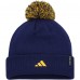 Шапка с помпоном St. Louis Blues adidas COLD.RDY Cuffed - Blue