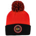 Женская шапка с помпоном Chicago Blackhawks adidas Red Laurel Cuffed Женская шапка с помпоном Chicago Blackhawks adidas Red Laurel Cuffed