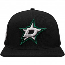 Dallas Stars Pro Standard Core Classic Logo Snapback Hat - Black