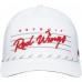 Detroit Red Wings 47 White Downburst Hitch Snapback Hat