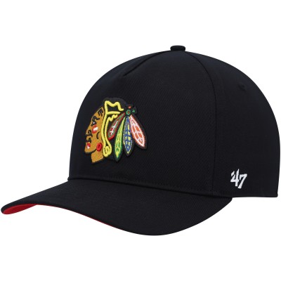 Бейсболка Chicago Blackhawks 47 Primary Hitch - Black