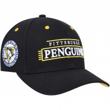 Pittsburgh Penguins Mitchell & Ness LOFI Pro Snapback Hat - Black
