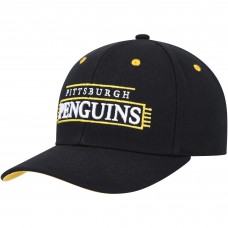 Pittsburgh Penguins Mitchell & Ness LOFI Pro Snapback Hat - Black