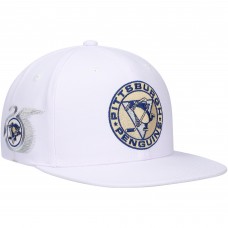 Pittsburgh Penguins Mitchell & Ness SOUL Snapback Hat - White