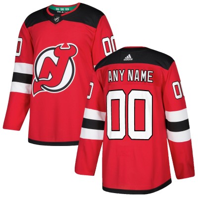 Именная джерси New Jersey Devils adidas Authentic - Red