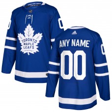 Toronto Maple Leafs adidas Authentic Custom Jersey - Blue
