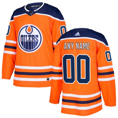 Именная джерси Edmonton Oilers adidas Authentic - Orange
