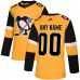 Именная игровая джерси Pittsburgh Penguins adidas Alternate Authentic - Gold