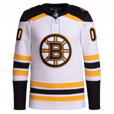 Именная джерси Boston Bruins adidas Away Primegreen Authentic Pro - White
