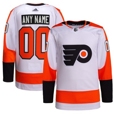 Именная джерси Philadelphia Flyers adidas Away Authentic Pro - White
