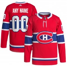 Именная джерси Montreal Canadiens adidas Home Primegreen Authentic Pro - Red
