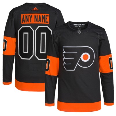 Именная джерси Philadelphia Flyers adidas Alternate Primegreen Authentic Pro - Black