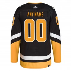 Именная джерси Pittsburgh Penguins adidas 2021/22 Alternate Primegreen Authentic Pro - Black
