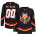 Именная игровая джерси Calgary Flames adidas  Alternate  Primegreen Authentic Custom - Black