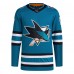 Именная джерси San Jose Sharks adidas Home Primegreen Authentic Pro - Teal