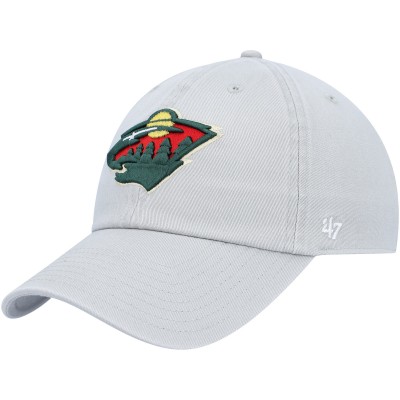 Бейсболка Minnesota Wild 47 Clean Up - Gray