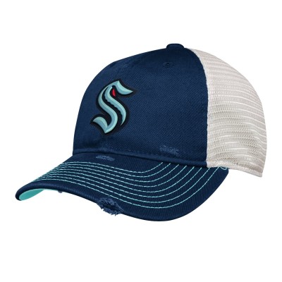 Бейсболка Seattle Kraken Youth Slouch Trucker - Deep Sea Blue