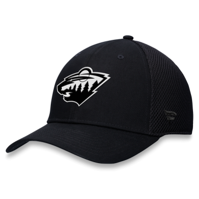 Бейсболка Minnesota Wild Fanatics Black Tonal Meshback Stretch