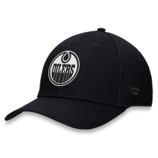 Бейсболка Edmonton Oilers Fanatics Black Tonal Meshback Stretch